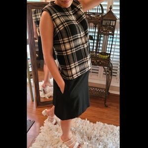 Mr Mort Vintage Plaid dress sz Small or XS